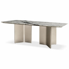 Amalfi Rectangular Luxury Stone Dining Table