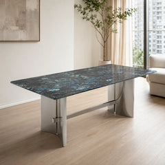 Capri Rectangular Luxury Stone Dining Table
