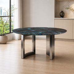 Ravello Round Luxury Stone Dining Table