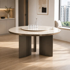 Mondrian Round Luxury Stone Dining Table