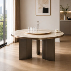 Mondrian Round Luxury Stone Dining Table