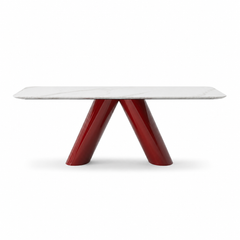 Ravellia Karakata White Luxury Stone Dining Table