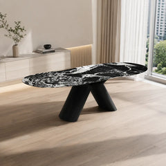 Bulgavere Bulgari Black Luxury Stone Dining Table