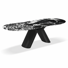 Bulgavere Bulgari Black Luxury Stone Dining Table