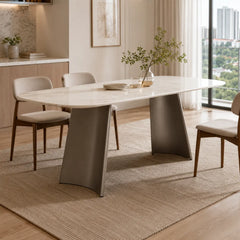 Arcavelle White Luxury Stone Dining Table