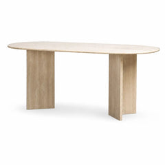 Travelle Romano Oval Travertine Dining Table