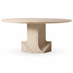 Romavelle Travertino Romano Round Dining Table MP
