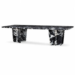 Bergamo Rectangular Luxury Stone Dining Table