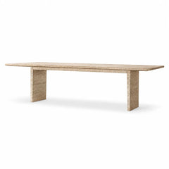 Modena Rectangular Travertine Dining Table