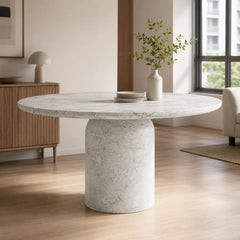 Samo Round Luxury Stone Dining Table