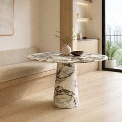 Caldria Round Luxury Stone Dining Table