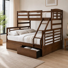 Mardelle Wooden Double Decker Bed Frame ACE