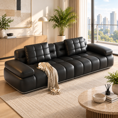 Ilvane Leather Sofa