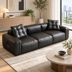 Haldane Leather Sofa