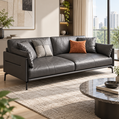 Arvenne Leather Sofa