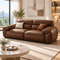 Praelis Genuine Leather Sofa