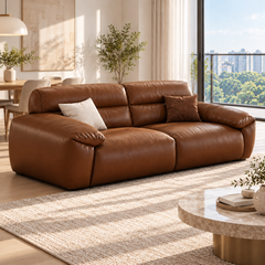 Praelis Genuine Leather Sofa