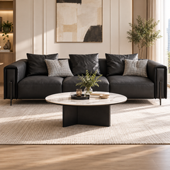 Uldaris Leather Sofa