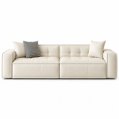 Nestria Faux Leather Sofa
