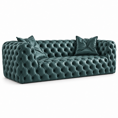 Tervaro Faux Leather Sofa