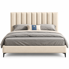 Jorvane Leather Bed Frame