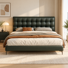 Brenaro Leather Bed Frame