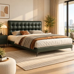 Brenaro Leather Bed Frame