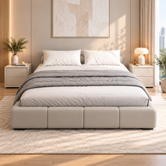 Ambrion Faux Leather Bed Frame