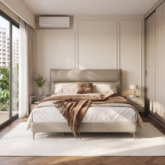 Morvain Leather Bed Frame