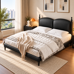 Velric Leather Bed Frame