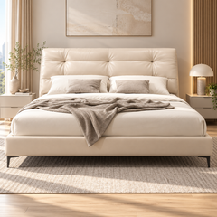 Lomero Leather Bed Frame