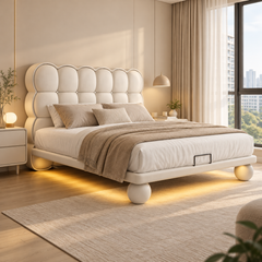 Eldaro Leather Bed Frame