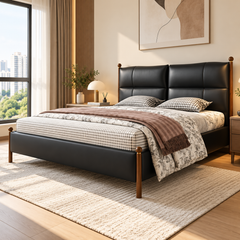Zoradin Leather Bed Frame