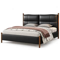 Zoradin Leather Bed Frame