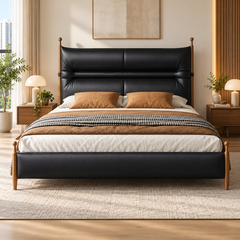 Cavorin Leather Bed Frame