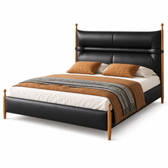 Cavorin Leather Bed Frame