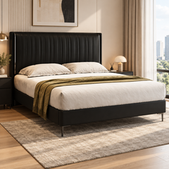 Kervic Leather Bed Frame