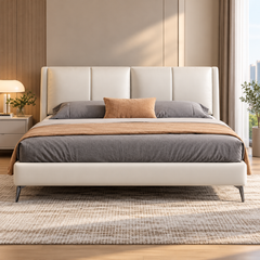 Zaremon Leather Bed Frame