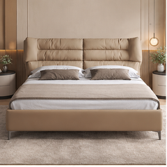 Padrien Leather Bed Frame