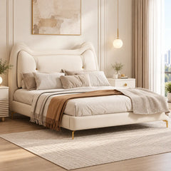 Narello Faux Leather Bed Frame