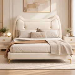 Narello Faux Leather Bed Frame