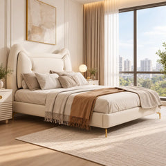 Narello Faux Leather Bed Frame