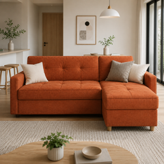 Seldrin Fabric Sofa Bed (Water Repellent & Pet Friendly)