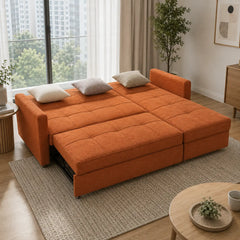 Seldrin Fabric Sofa Bed (Water Repellent & Pet Friendly)