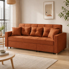 Javero Fabric Sofa Bed (Water Repellent & Pet Friendly)