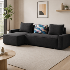 Asterin Fabric Sofa Bed (Water Repellent & Pet Friendly)