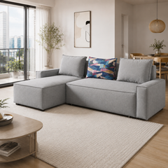 Asterin Fabric Sofa Bed (Water Repellent & Pet Friendly)