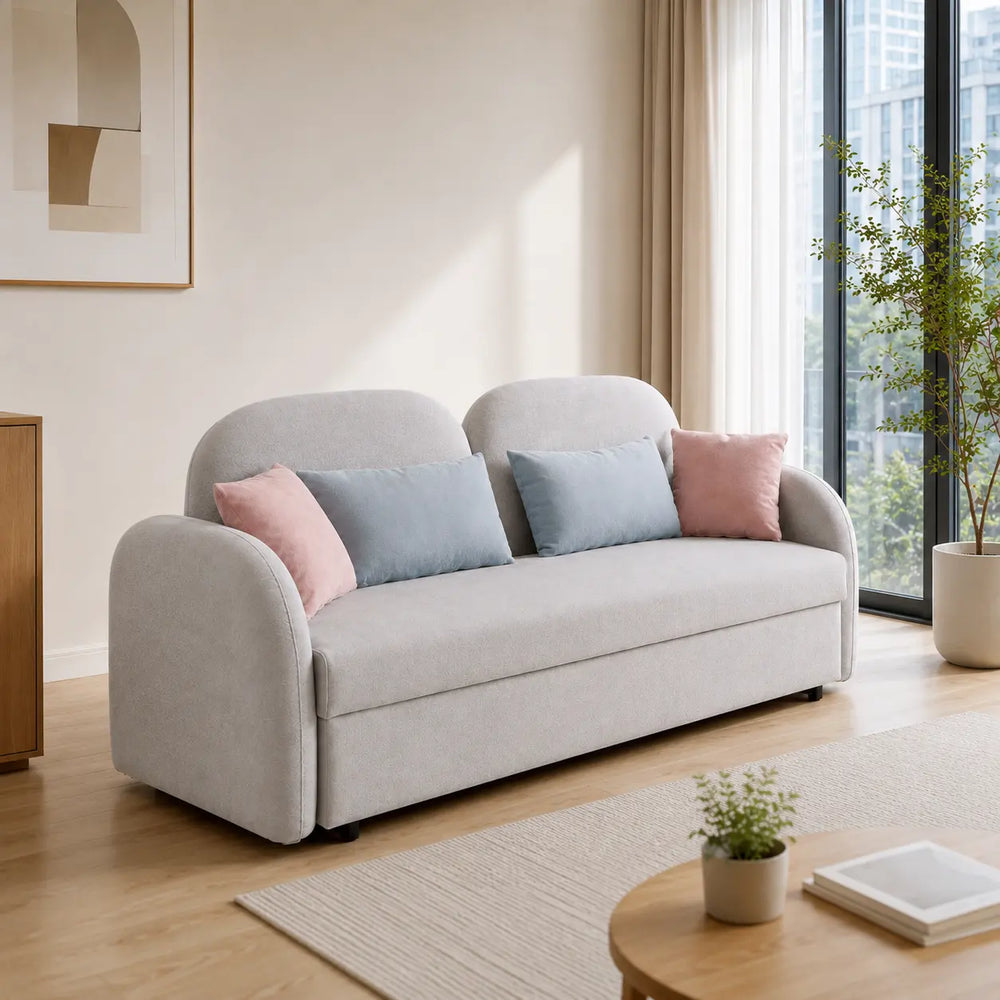 Helvian Fabric Sofa Bed (Water Repellent & Pet Friendly) CW