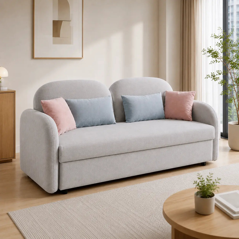Helvian Fabric Sofa Bed (Water Repellent & Pet Friendly) CW