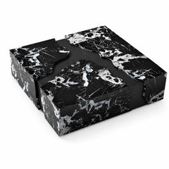 Kavelle Luxury Stone Bvlgari Black Creative Square Coffee Table
